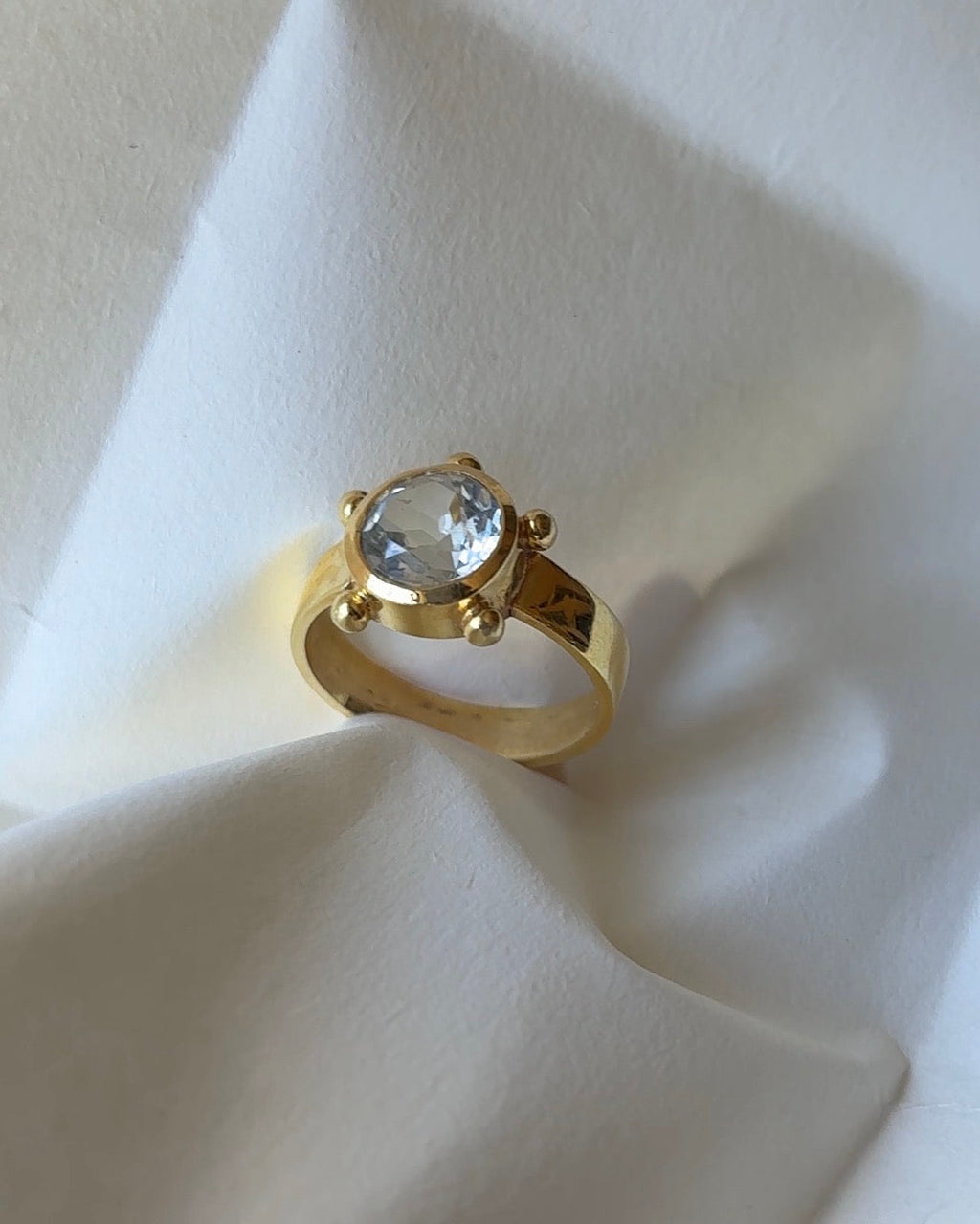 Anillo Solis Gold - Topacio