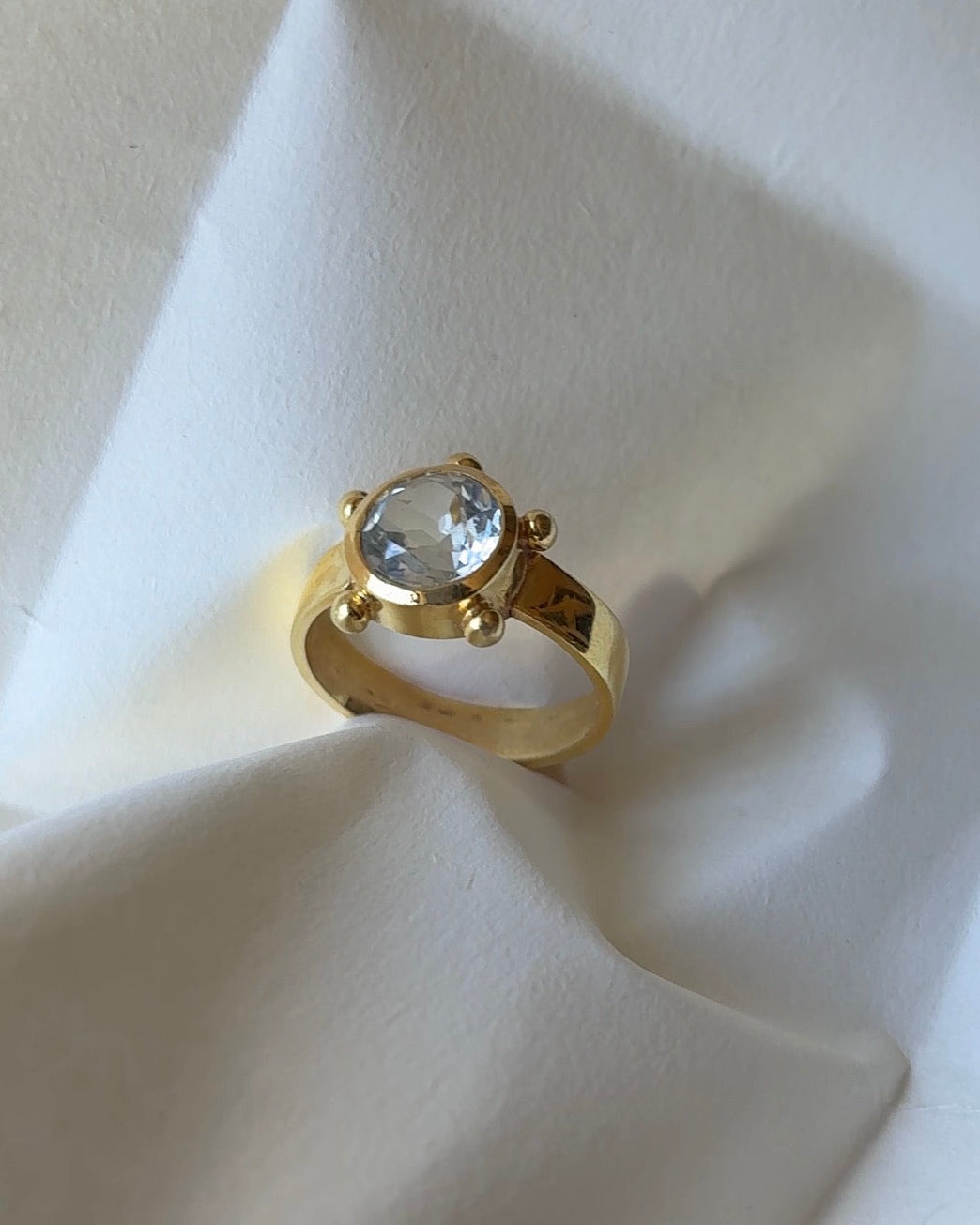 Anillo Solis Gold - Topacio