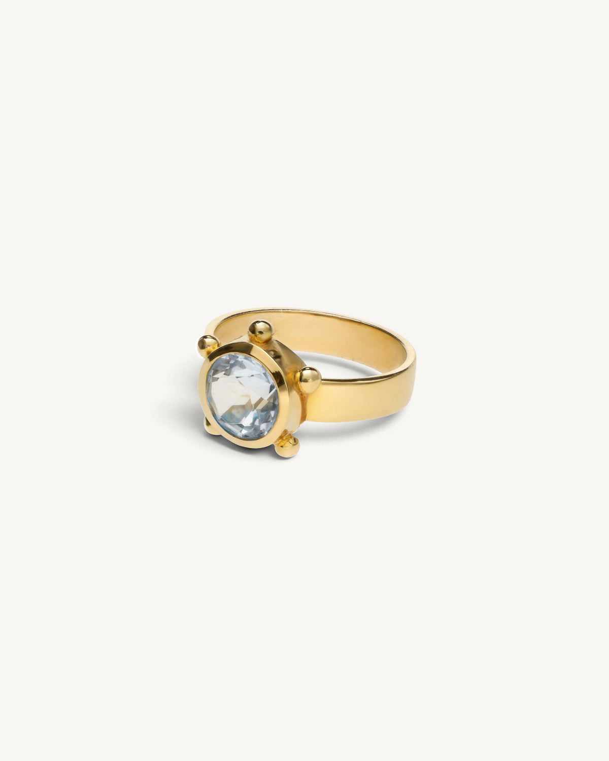 Anillo Solis Gold - Topacio