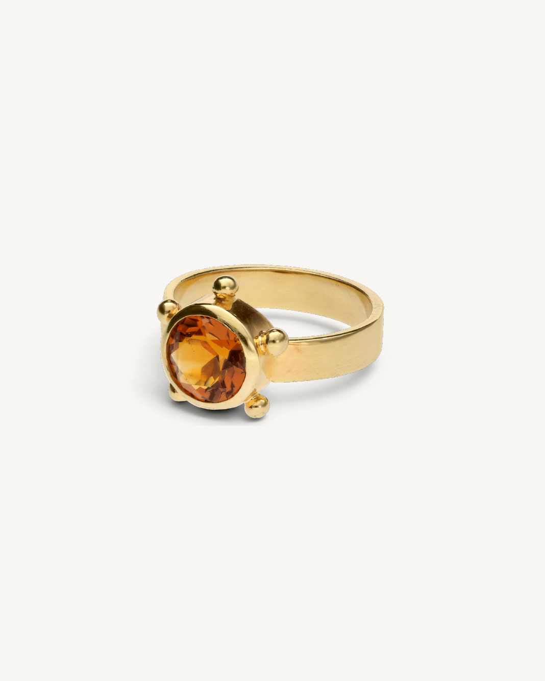 Anillo Solis Gold - Citrino