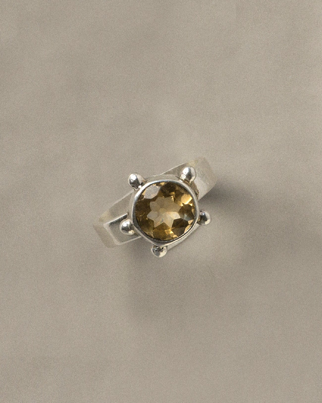 Anillo Solis - Citrino