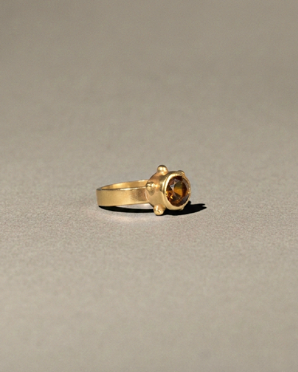 Anillo Solis Gold - Citrino